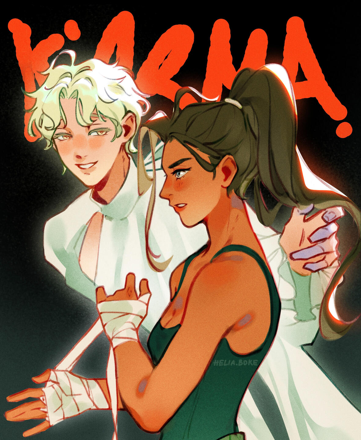 Sample - $95 (2 half-chars + $5 extra typography)