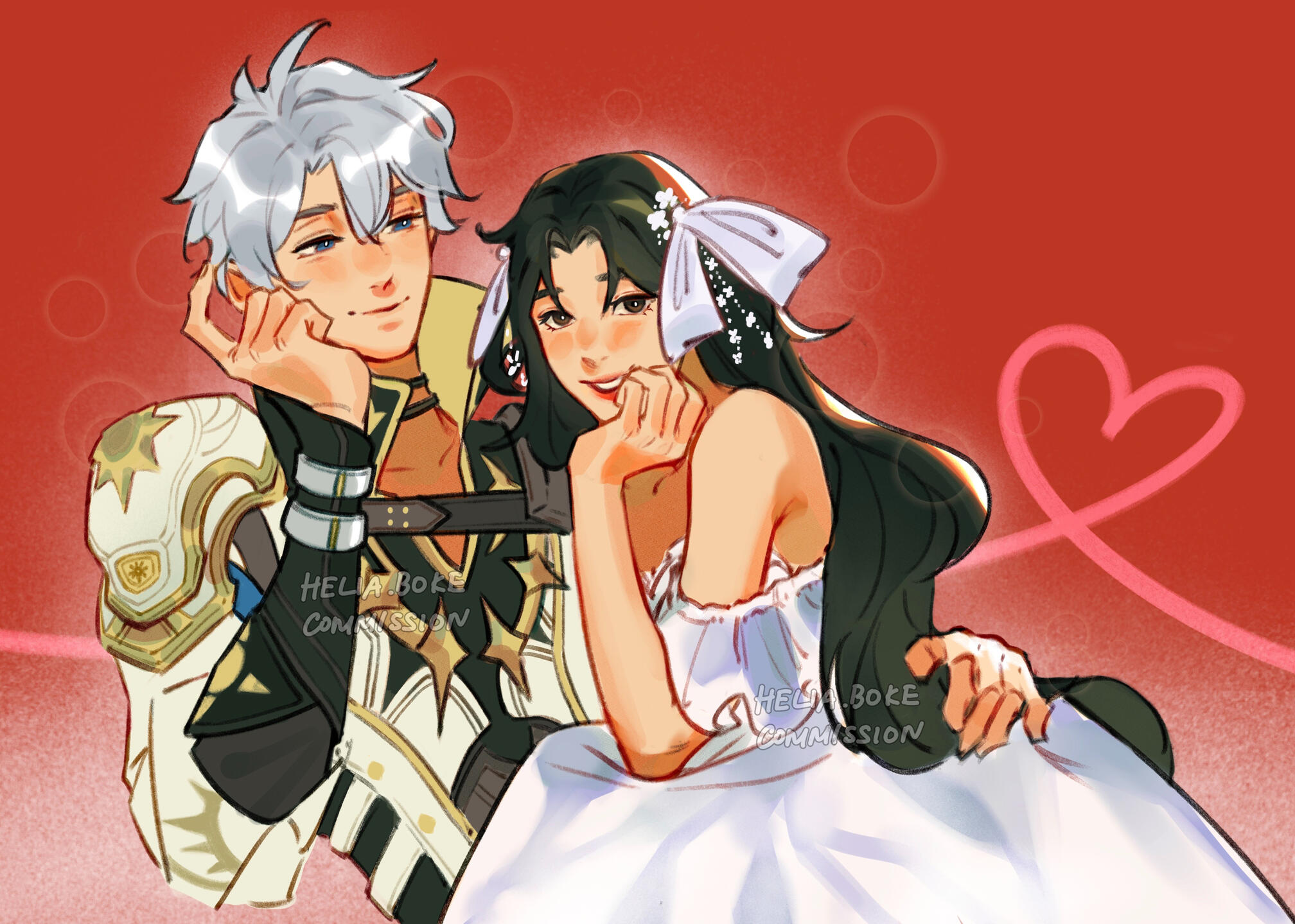 $100 (2 half-chars + $10 intricate design)